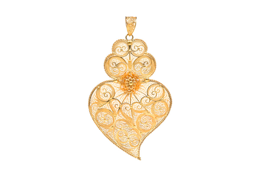 large heart pendant