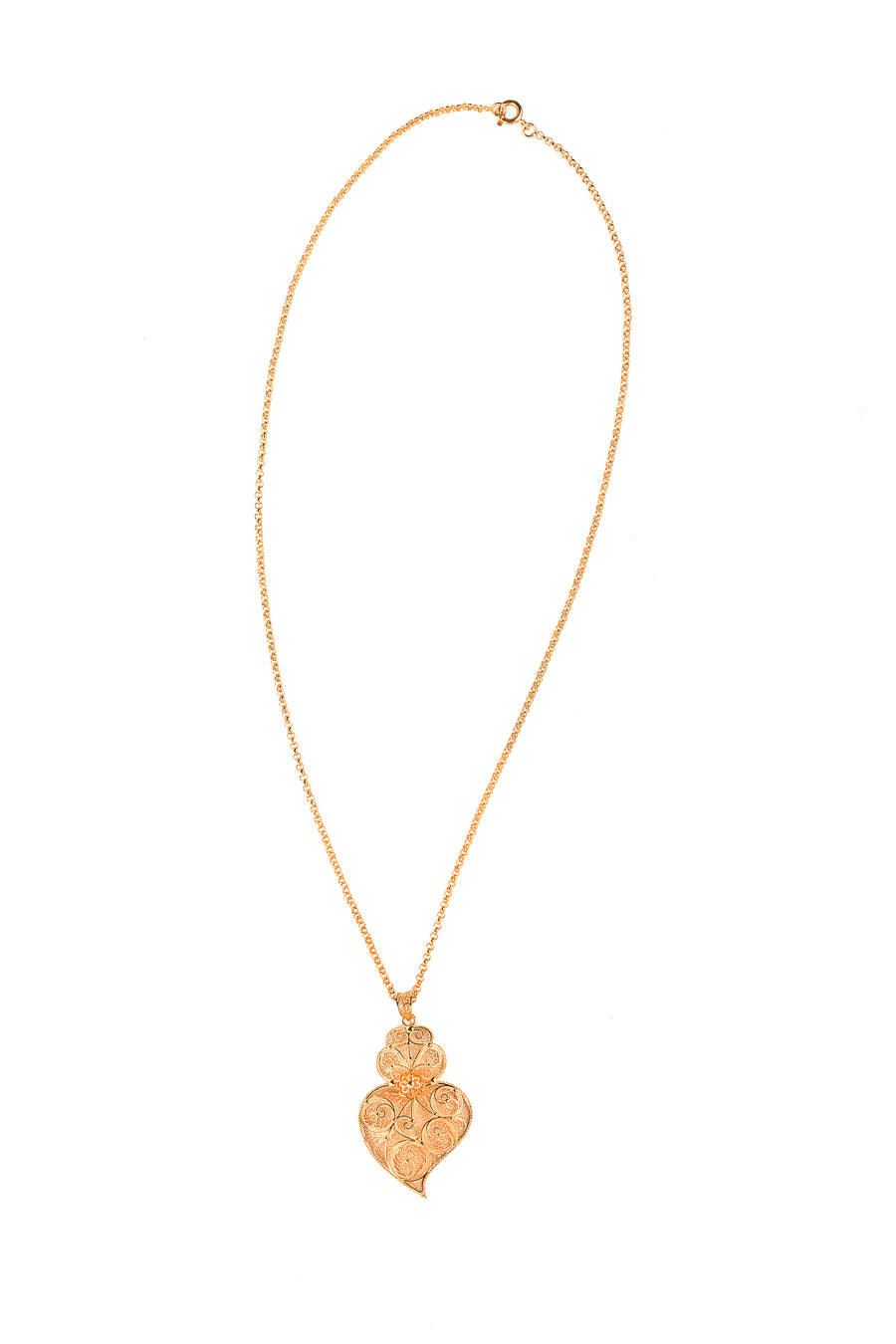 Viana heart gold Necklace Small