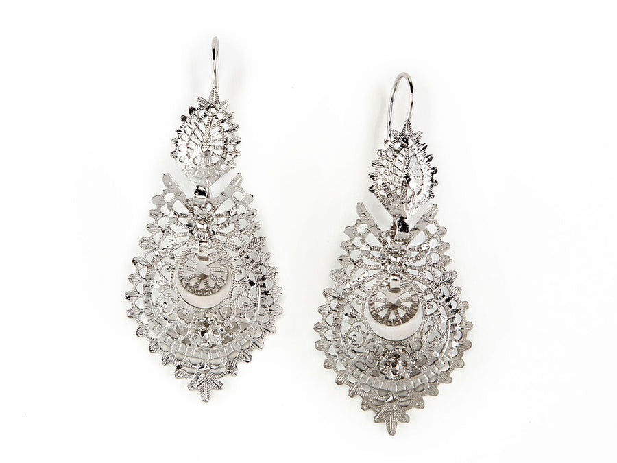 Pendientes De Acero Inoxidable Con Venera - Souvenir Del Camino De Santiago, Tamaño 12x12 Mm